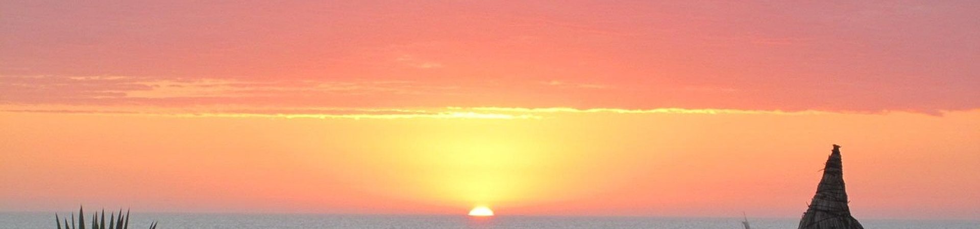 Sonnenuntergang an der Küste Madagaskars
