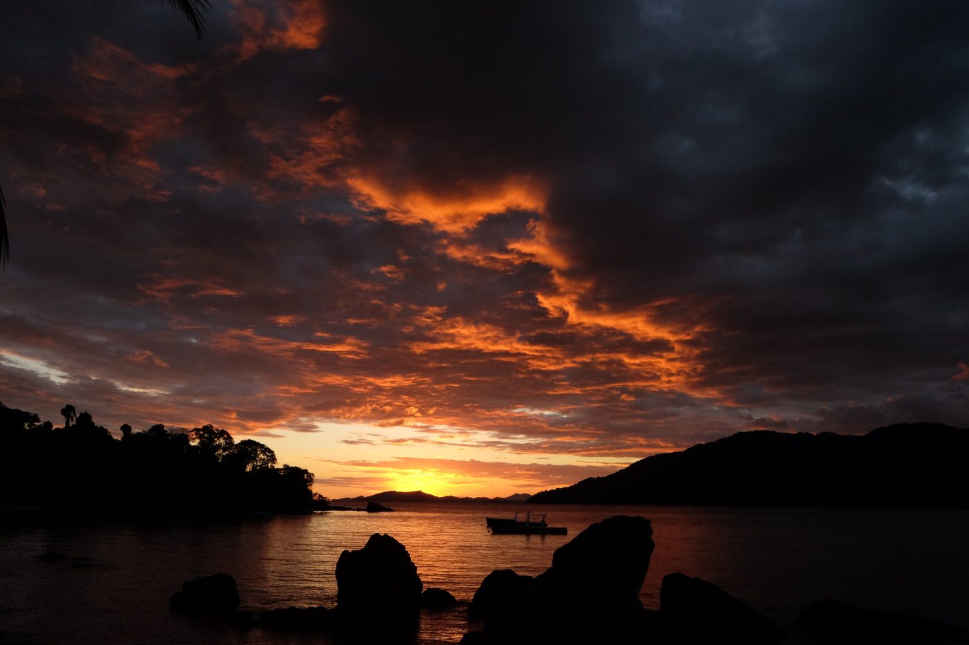 Sonnenuntergang bei Nosy Be, Madagaskar